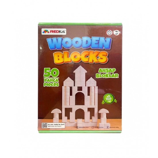 REDKA RD5670 AHŞAP BLOKLAR 50PRÇ