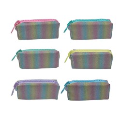 UNİCUS UNCS-917 BİG ZİP PASTEL SİMLİ GÖKKUŞAĞI KALEM KUTU 24LÜ
