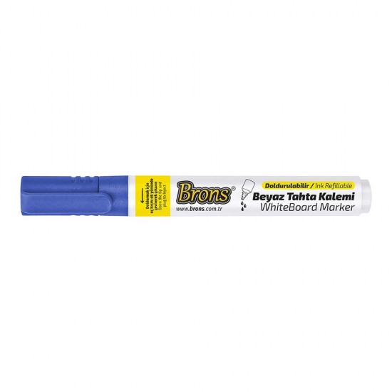 BRONS BR-957 TAHTA KALEMİ YERLİ MAVİ