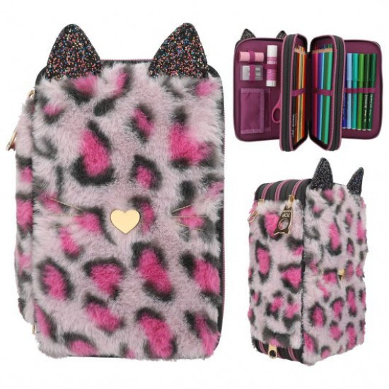 TOPMODEL 0413020 3 KATLI KALEMLİK DOLU PELUŞ