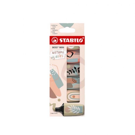 STABİLO BOSS MİNİ FOSFORLU KALEM 07/06-31 NATUREL 6LI