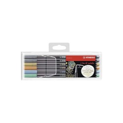 STABİLO PEN 68 KEÇELİ KALEM 6LI METALİK 6806-8-11