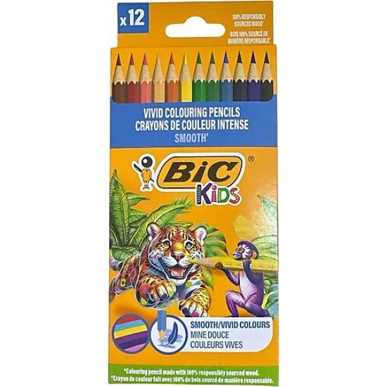 BİC KIDS WOODCLR PNCL CW12 EUBICKIDS 525786