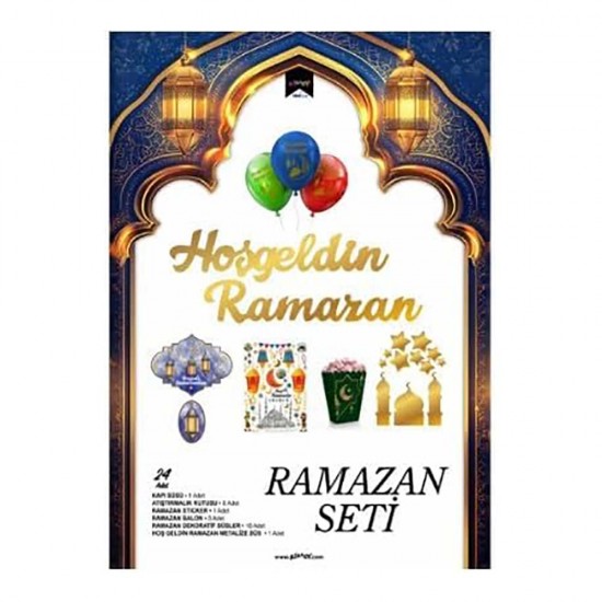 SÜSCÜ RAMAZAN SÜSLEME SETİ 24 PARÇA