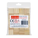 SÜDOR BS125 AHŞAP KÜP BLOK 20Lİ NATUREL