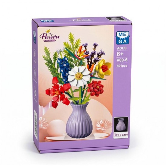 MEGA-V09-6 BLOK ÇİÇEK 691 PARÇA