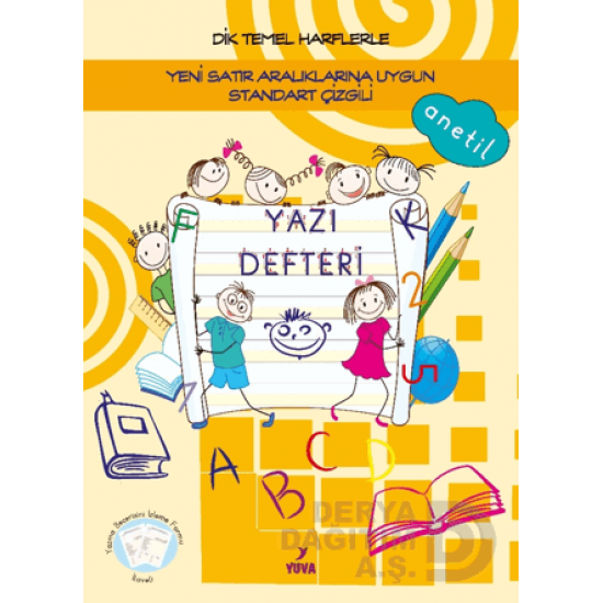 YUVA  /   YAZI DEFTERİ 1. SINIF (SARI STANDART ÇİZGİLİ BÜYÜK BOY)