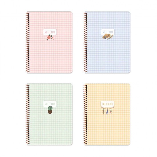 KESKİN 410821 DEFTER 16X22 SPİRALLİ SERT KPK 120YP ÇİZGİLİ PÖTİKARE