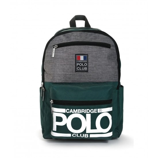 VKN 2109.724 CAMBRİDGE POLO CLUB SIRT ÇANTASI YEŞİL
