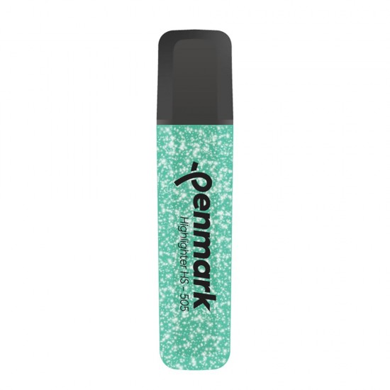 PENMARK HS505 15 METALİK SİMLİ FOSFORLU KALEM TURKUAZ