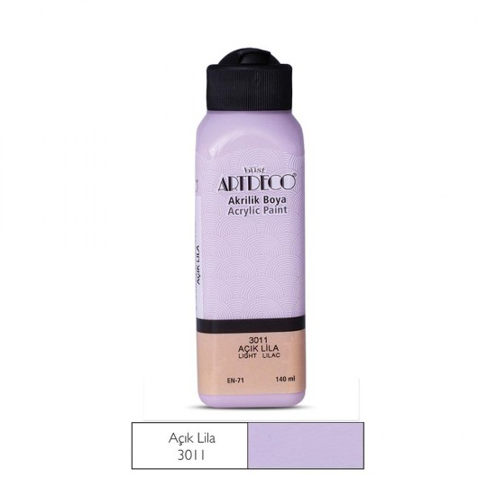 ARTDECO 070R-3011 AKRİLİK BOYA 140ML AÇIK LİLA