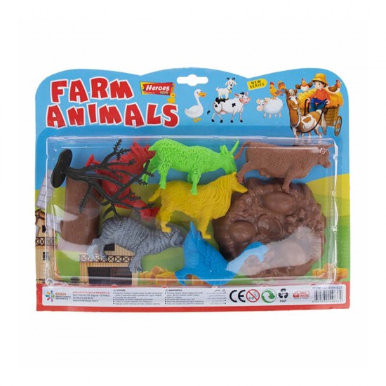 BYTOYS ERN 833 ÇİFTLİK SETİ KARTELALI