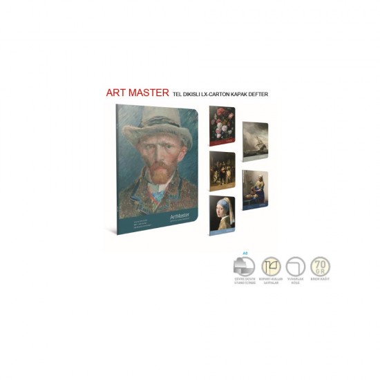 GIPTA 3662 ART MASTER TEL DKŞ KRT KPK DEF 19X26 60YP ÇİZGİLİ