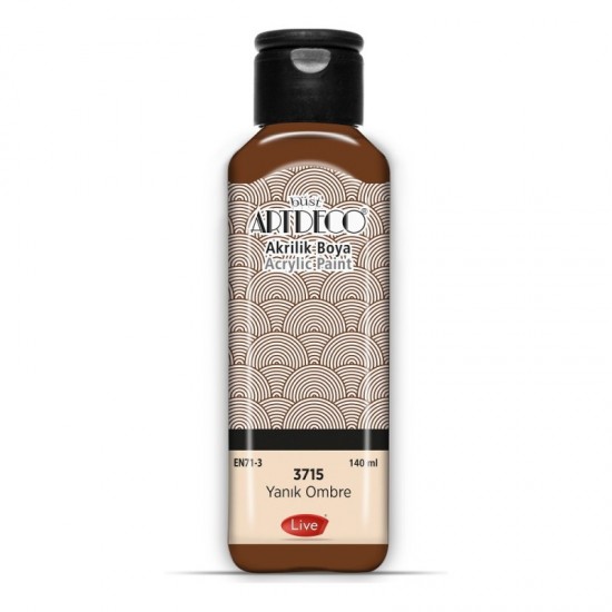 ARTDECO 070R-3715 AKRİLİK BOYA 140ML YANIK OMBRE