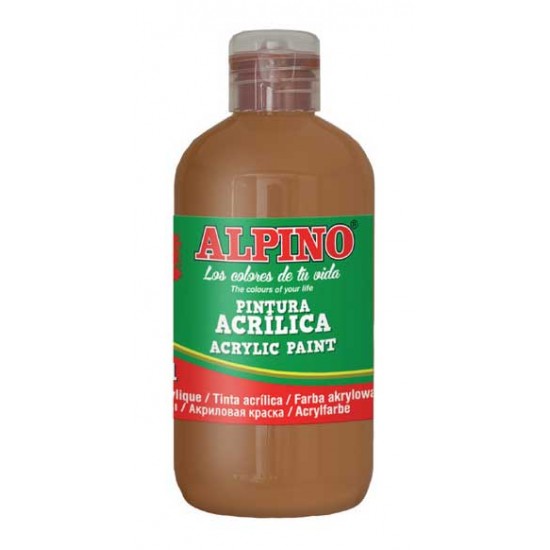 ALPİNO DV-0210 AKRİLİK BOYA 250ML KAHVERENGİ