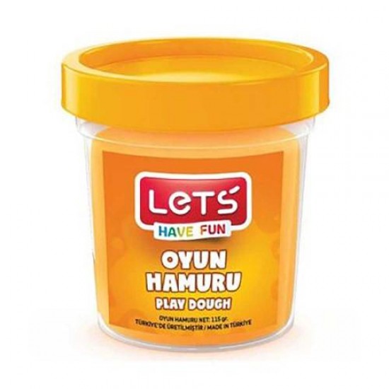 LETS L8440-8 TEK RENK OYUN HAMURU 110GR TURUNCU