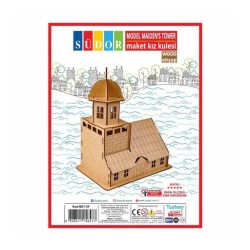 SÜDOR MD1-09 AHŞAP MAKET KIZ KULESİ