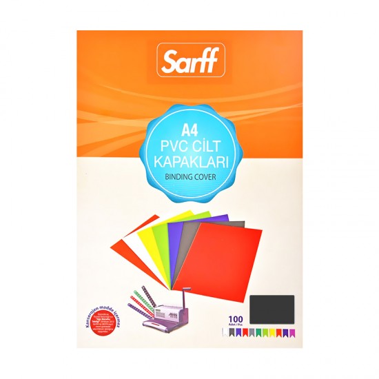 SARFF 15201013 A4 CİLT KAPAĞI SİYAH