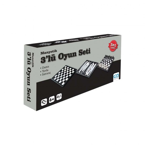 CA 1410 ÇANTALI MANYETİK 3LÜ OYUN SETİ