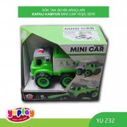 YUPLAY YU232 SÖK-TAK ŞEHİR ARAÇLARI KAPALI KAMYON YEŞİL SERİ