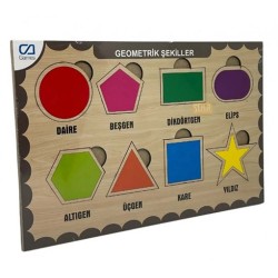 CA 3204 AHŞAP BUL-TAK GEOMETRİK ŞEKİLLER