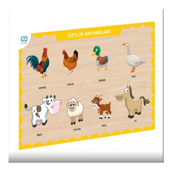 CA 3211 AHŞAP BUL-TAK ÇİFTLİK HAYVANLARI