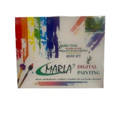 MARLA 2025-001 40X50 SAYILARLA RESİMLİ BASKILI TUVAL