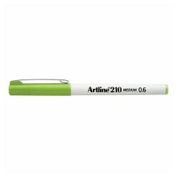 ARTLİNE 210N KEÇE UÇLU YAZI KALEMİ 06MM SARIMSI YEŞİL