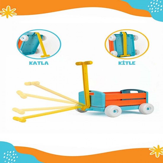 BİRLİK URT046-001 ÇEK ÇEK ARABAM TURUNCU