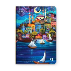 GIPTA 7337 İSTANBUL NOTES İP DKŞ SRT KPK DEF 13X21 96YP ÇİZGİLİ