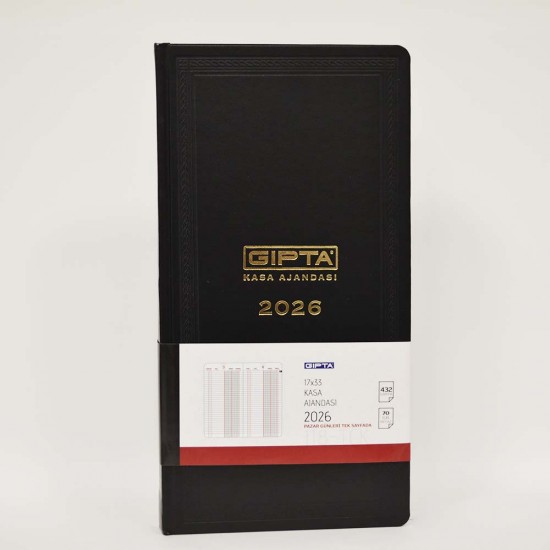 GIPTA 118-TCK 17X33 KASA GÜNLÜK AJANDA 2027