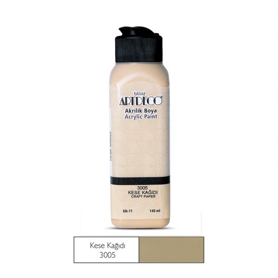 ARTDECO 070R-3005 AKRİLİK BOYA 140ML KESE KAĞIDI