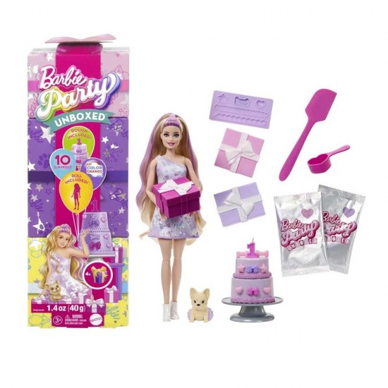 MATTEL JFG68-JFG71 BARBİE PARTY UNBOXED KÖPEĞİMİN DOĞUM GÜNÜ