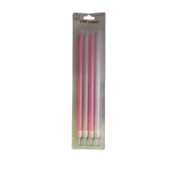 SÜSCÜ 970 MAKARON MUM 19CM 4LÜ ASORTİ