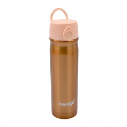 TRENDİX U5000-PT ÇELİK MATARA 500ML PASTEL TURUNCU