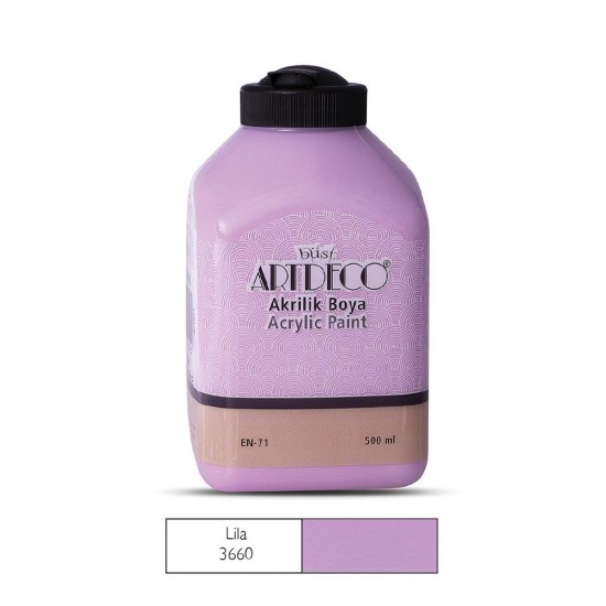ARTDECO 070L-3660 AKRİLİK BOYA 500ML LİLA
