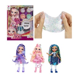 ADORE IRH122395 RH IŞILTILI GÖKKUŞAĞI SLİME MODA BEBEKLER ASORTİ 1