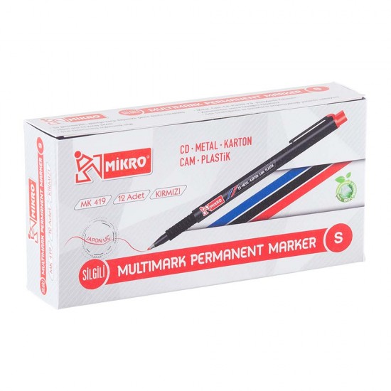 MİKRO MK-419S CD KALEMİ KIRMIZI