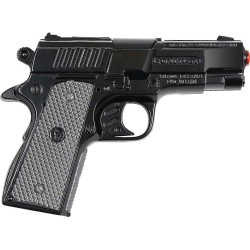 MEGA GON00466 POLİCE METAL PİSTOL 8 SHOTS BROWN
