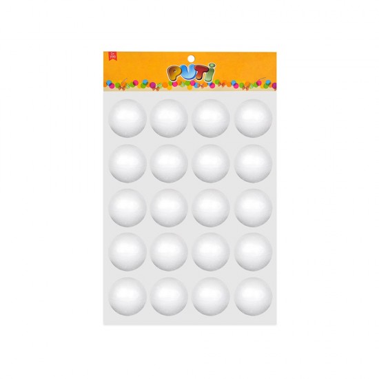 PUTİ 4766 STRAFOR KÖPÜK TOP 20Lİ 3CM