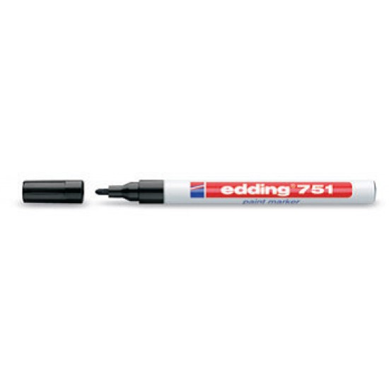 EDDİNG PAİNT MARKÖR 751-01 SİYAH