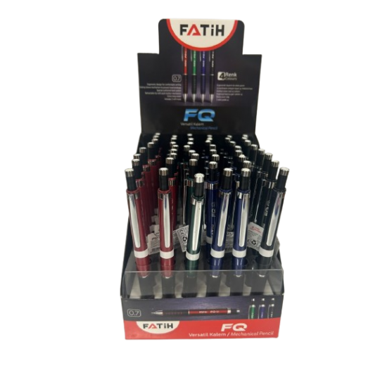 FATİH 60119 VERSATİL KALEM 07MM FQ 4 RENK 48Lİ KT