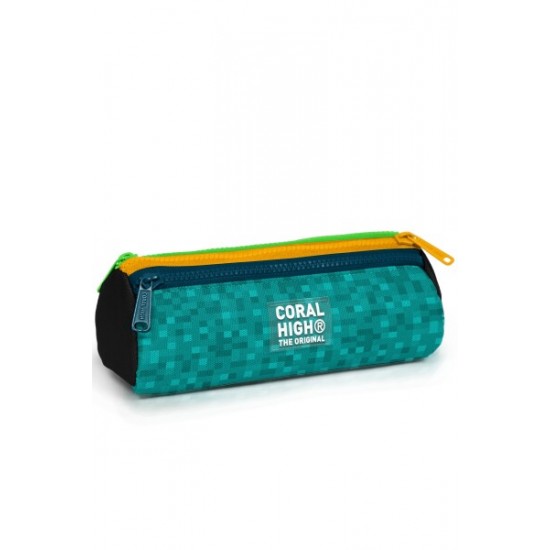SMS 31016 KALEM ÇANTASI CORAL HIGH (ÜÇ BÖLMELİ)