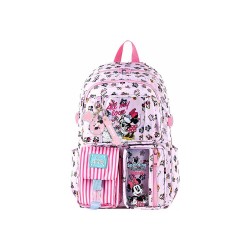OTTONYA 000192-49302 DİSNEY MINNIE MOUSE İLKOKUL ÇANTASI CHARM-LX JFU