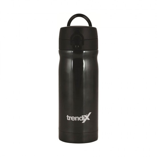TRENDİX U1800-SI ÇELİK MATARA 350ML SİYAH