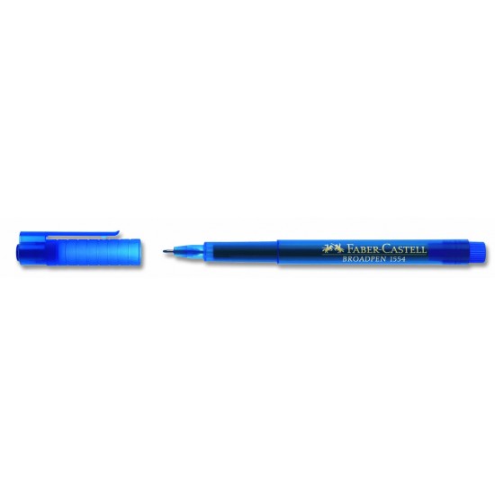 FABER BROADPEN KEÇELİ KALEM MAVİ 155451
