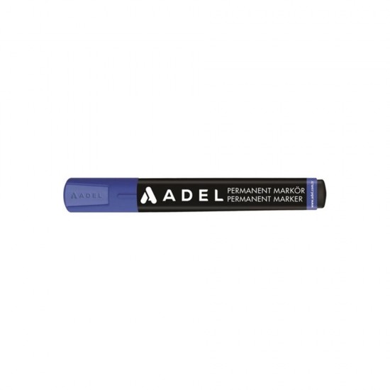 ADEL PERMANENT MARKÖR KESİK UÇ MAVİ 981011