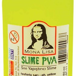SÜDOR SL07-11 MONALİSA SLİME YAP.250ML FOSFORLU SARI