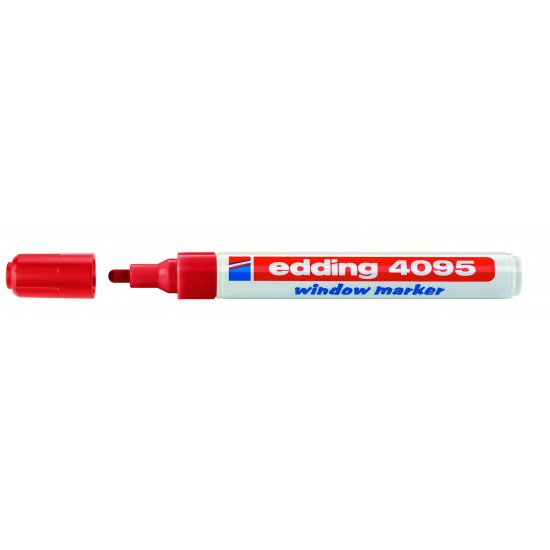 EDDİNG CAM KALEMİ 4095-02 KIRMIZI