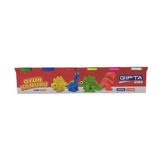 GIPTA 8270 OYUN HAMURU 600GR 6 RENK